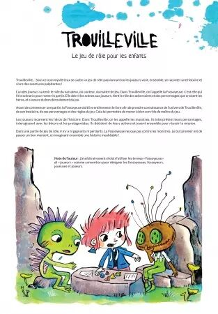 Trouilleville - Livre 1 : La Silencieuse - Jeu de rôle enfant