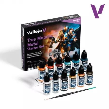 True Metallic Metal Starter Set - Vallejo