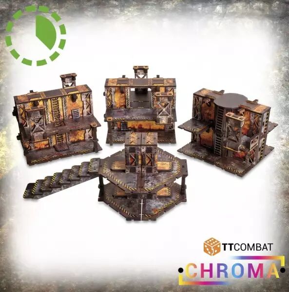 TT Combat - Chroma - Wonderhive Arcology (Yellow) Pr�peint