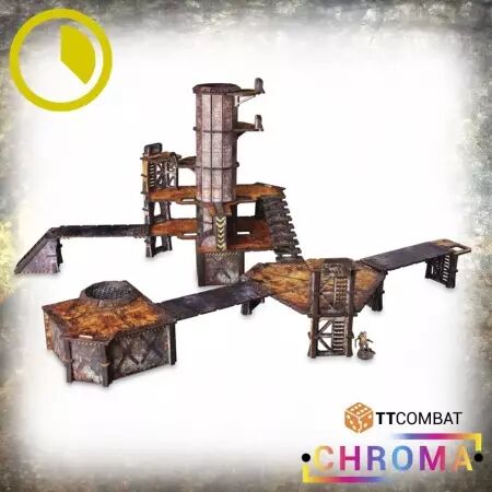 TT Combat - Chroma - Wonderhive Refinery (Yellow) Pr&eacute;peint