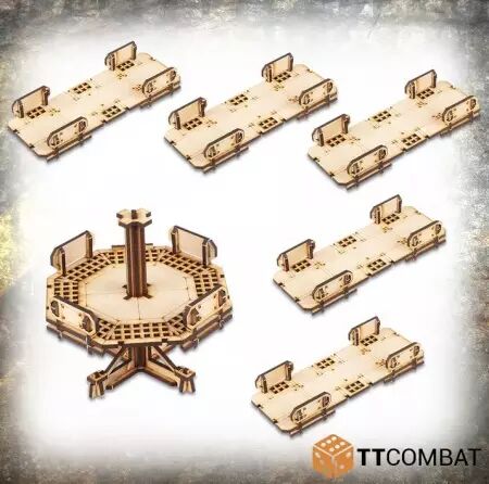 TT Combat - Industrial Hive : Industrial Stilt Pods (Habitations sur Pilotis)