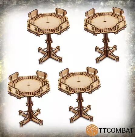 TT Combat - Industrial Hive : Industrial Stilt Pods (Habitations sur Pilotis)