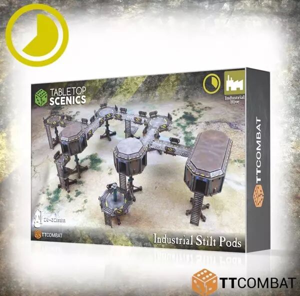 TT Combat - Industrial Hive : Industrial Stilt Pods (Habitations sur Pilotis)