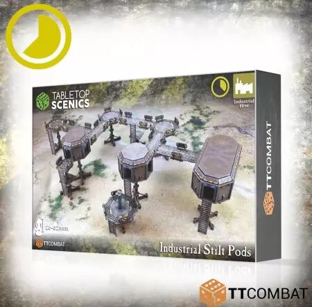 TT Combat - Industrial Hive : Industrial Stilt Pods (Habitations sur Pilotis)