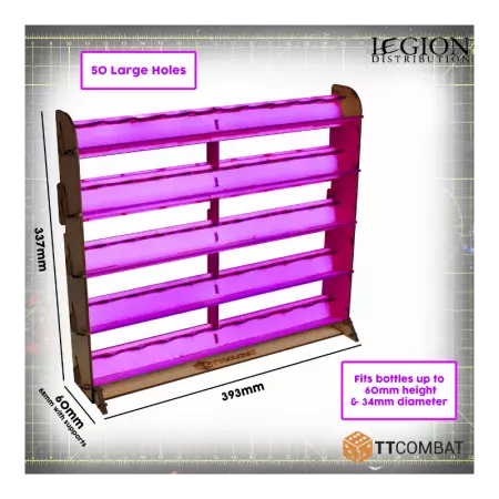 TT Combat - Universal Colour 50 Paint Rack