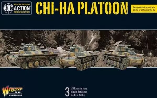 Type 97 Chi-Ha Platoon � Peloton de Chars Moyens Japonais (28mm) - Bolt Action - Warlord Games