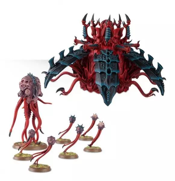 Tyranides - Tyrannocyte / Sporocyst et Mucolid Spore - Warhammer 40k