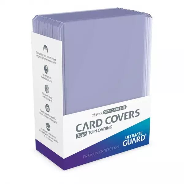 Ultimate Guard - 25 Toploaders 35pt - Card Covers Clear