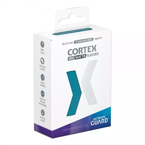 Ultimate Guard - Sleeves Cortex - Standard - Bleu P�trol Mat