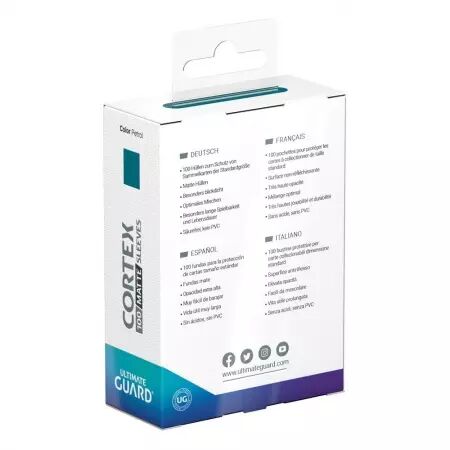 Ultimate Guard - Sleeves Cortex - Standard - Bleu Pétrol Mat