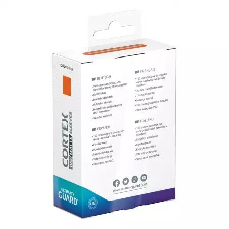 Ultimate Guard - Sleeves Cortex - Standard - Orange Mat