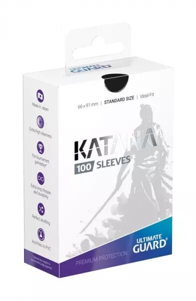 Ultimate Guard - Sleeves Katana - Standard - Noir