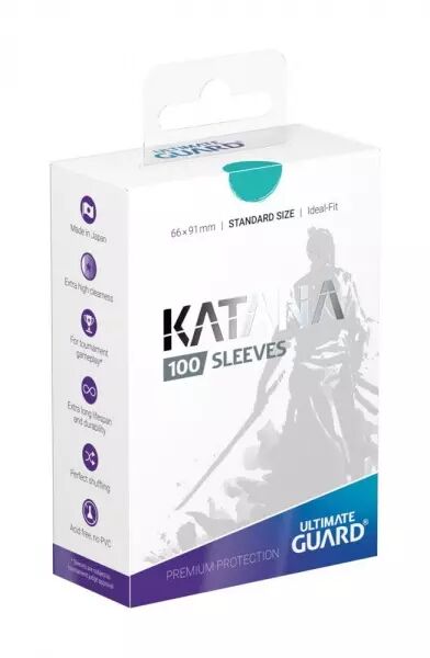 Ultimate Guard - Sleeves Katana - Standard - Turquoise