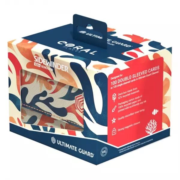 Ultimate Guard Sidewinder 100+ Xenoskin 2025 Exclusive \ Coral Places\  - Mellow Sea