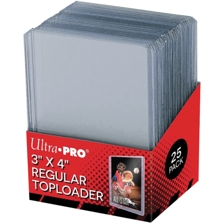 Ultra PRO : 25 Toploader Regular Transparents
