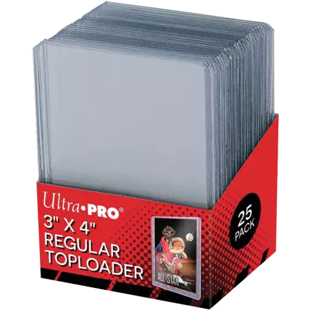 Ultra PRO : 25 Toploader Regular Transparents