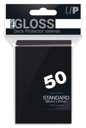Ultra PRO : 50 sleeves Standard Noir