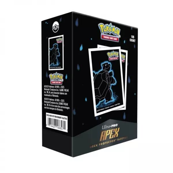 Ultra Pro - Apex Deck Protector Sleeves: Neon Kanto: Tortank (105 Sleeves)