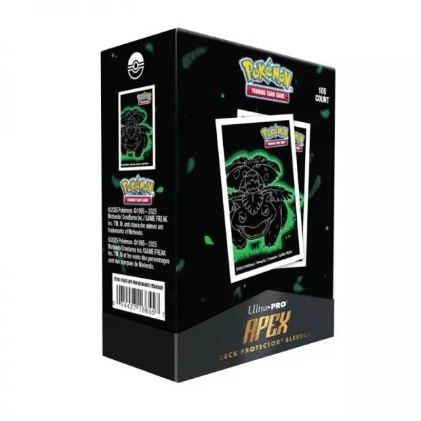 Ultra Pro - Apex Deck Protector Sleeves: Neon Kanto: Venusaur (105 Sleeves)