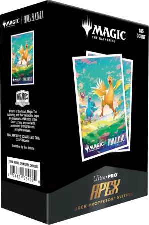 Ultra PRO - MTG Final Fantasy - 105ct Apex Deck Protector Sleeves - Chocobo