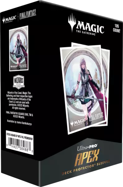 Ultra PRO - MTG Final Fantasy - 105ct Apex Deck Protector Sleeves - LIGHTNING