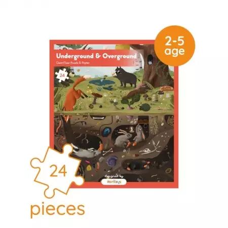 Underground & Overground Puzzle - Moritoys