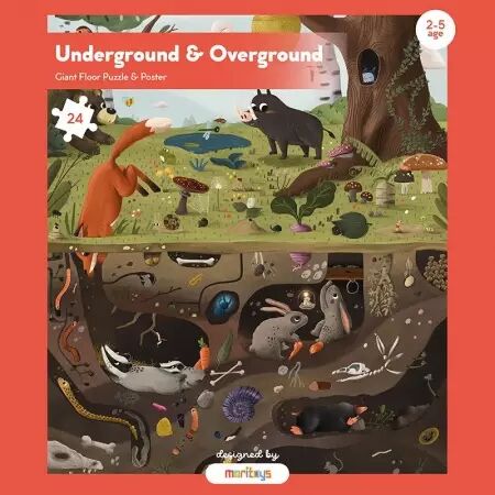 Underground & Overground Puzzle - Moritoys