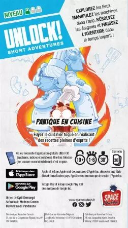 Unlock! Short Adventure : Panique en Cuisine