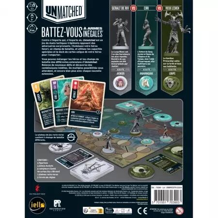 Unmatched - The Witcher: D\'Argent et d\'Acier 