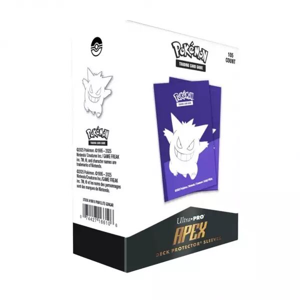UP - Elite Gengar 105ct Apex Deck Protector Sleeves for Pok�mon