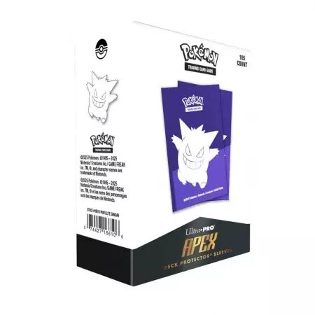 UP - Elite Gengar 105ct Apex Deck Protector Sleeves for Pokémon