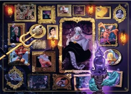 Ursula - Puzzle 1000 pièces - Collection Disney Villainous - Ravensburger