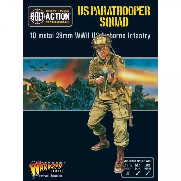 US Airborne (Winter) Pathfinder Squad - Escouade de Pathfinders US (Hiver)   - Bolt Action - Warlord Games
