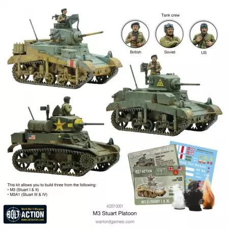 US Army M3 Stuart - USA - Bolt Action