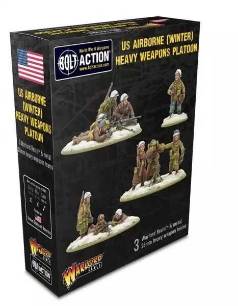 US Army Winter Weapons Teams - �quipes d\'armes de l\'arm�e am�ricaine en hiver - Bolt Action - Warlord Games