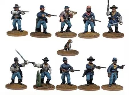 US Cavalry/Buffalo Soldiers Plastic Box Set - Dead Man\'s Hand