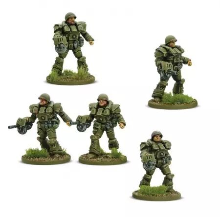  US Heavy infantry - Konflict 47 - Warlord Games