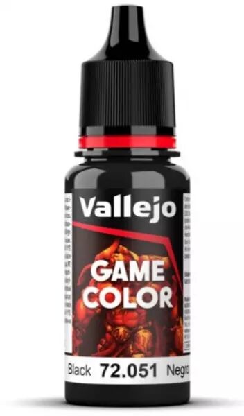 Vallejo - Color - Black - 72051