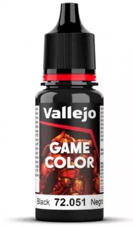 Vallejo - Color - Black - 72051