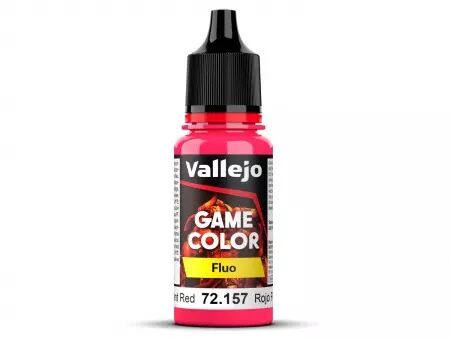 Vallejo - Fluo - Fluorescent Red - 72157