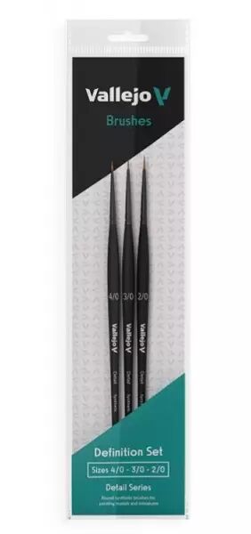 Vallejo Brushes - Pro Modeler : Definition Set 