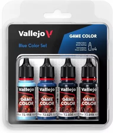 Vallejo Game Color Set 72373 Blue Set (4x18ml)
