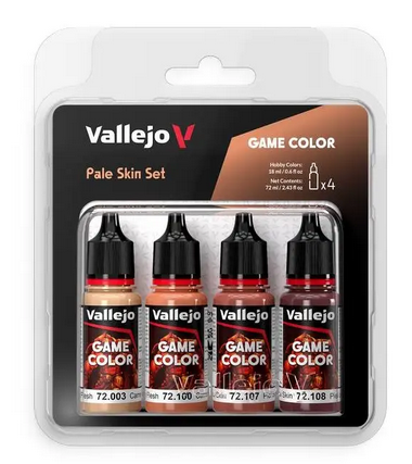 Vallejo Game Color Set 72379 Pale Skin Set (4x18ml)