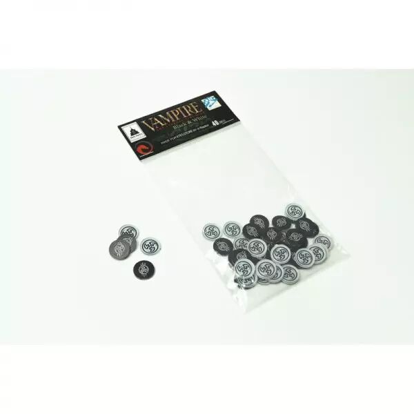 Vampire: The Eternal Struggle - Counters - Black and White