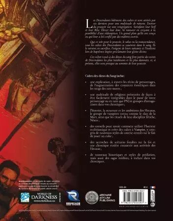 Vampire la Mascarade V5 : Culte des Dieux du Sang
