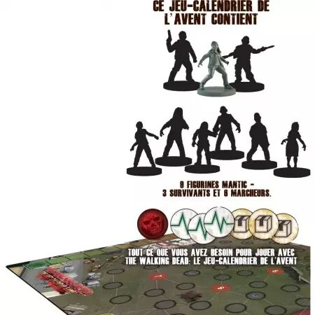 Walking Dead - Le jeu calendrier de lavent - Mantic