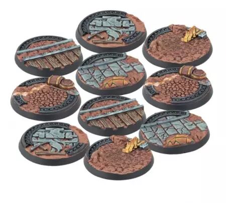 Warcrow - 30mm Mounthaven Scenery Bases, Alpha Series