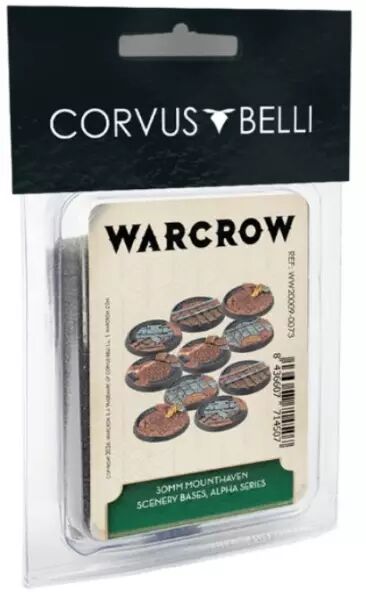 Warcrow - 30mm Mounthaven Scenery Bases, Alpha Series
