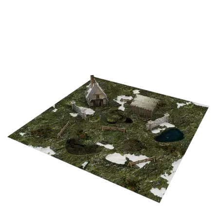 Warcrow - Bakhlia Farm Scenery Pac