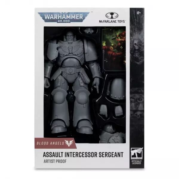 Warhammer 40k - Figurine Assault Intercessor Sergeant (Blood Angel) (Artist Proof) 18 cm - McFarlane Toys